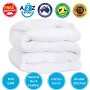 Laura Hill Comforter 500gsm Duck Down Feather Doona - Super King/King/Queen