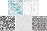 Glittered Acetate Sheet, 12"x12" scrapbook, Crystal Collection U-CHOOSE