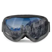 Double Layer Ski Goggles OTG Anti-fog UV Protection Snowboard Goggles-SandBlack/Grey