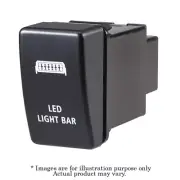 NARVA Style 12V Blue LED Illuminated Light Bar Push Switch Fits Holden 63326BL