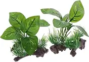 Cabilock 2Pcs Lifelike Decorative Aquatic Plants for Fish Tank Realistic Simulation Water Grass Models Safe Aquarium Decorations for Betta Goldfish Enhance Your Aquarium Aesthetics
