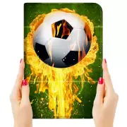 ( For iPad 7, iPad 8 10.2 Inch ) Art Flip Case Cover P23283 Soccer Football