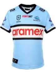 Cronulla Sharks NRL Mens Home Jersey Sizes S-7XL BNWT