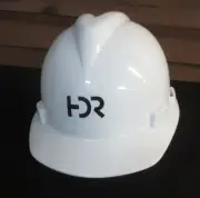 MSA SUPER V HARD HAT HELMET - ADULT LARGE - WHITE