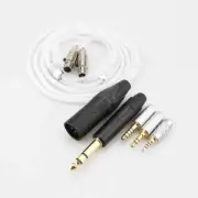 HiEnd Pure Silver Earphone Cable for Audeze LCD-3 LCD-2 LCD-X LCD-XC LCD-4z MX4