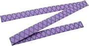 Garende Heat Shrink Tubing, Heatshrink Wrapping Protection Textured Wrap Shrinkable Sleeve for Badminton Racket Fishing Rods Grip, Purple