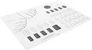 VALICLUD Silicone Nail Stamping Plates Nail Polish Coloring Manicure Mat Nail Sticker Guide Printing Transfer Palette Nail Mats