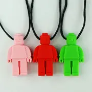 Chewelry Chew Man Necklace Chewy Sensory Toys Kids Chews Autism ADHD SENSORY