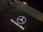 HD Glass For Mercedes Benz Door Courtesy LED Light Ghost Shadow Laser Projector