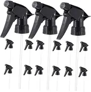 LOLIPPYY 15Pcs Spray Nozzle for Spray Bottles Replaceable Heads Leakproof Gasket Tube for Home Gardening Beauty and Cleaning Applications