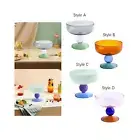 Ice Cream Bowl Nut Food Storage Container Round Mouth Salad Bowl Footed Bowl for