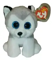 Ty Beanie Baby - BUFF the Husky Dog 6" NEW MWMTs Plush Stuffed Animal Toy
