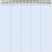 Clear PVC Curtain Plastic Vinyl Strip Door Curtain Clean Rooms Waterproof Windshield Shutter Vinyl Strips Suitable for Supermarket Factory Insulation(1.3 mm,1.2x2.1m)