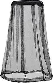 Mosquito Head Net, Premium Extra Fine Holes Face Mesh Bug Face Netting for Head Hiking, Backpackers Insect Net Mask Cover for Outdoor Travel Camping Hiking