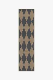 75' x 305' | Machine Washable Runner Rug | Kid & Pet Friendly | Indoor Rug | Palazzo Soft Navy Re-Jute Rug | Ruggable