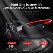 X7 Bone Conduction Bluetooth Headphones for Swimming – Wireless Sports Headset with 32G Memory, IPX8 Waterproof, Open-Ear Design, Magnetic Charging, 300H Stand