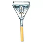 Boardwalk Quick Change Metal Head Mop Handle for No. 20 & Up Heads, 54in Wood Ha