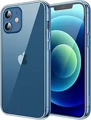 [JETech] Case for iPhone 12/12 Pro 6.1-Inch, Non-Yellowing Shockproof Phone Bumper Cover, Anti-Scratch Clear Back (Jean Indigo)