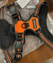Dog Harness Rabbit Go Orange Medium New!