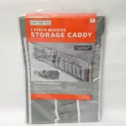Equip Your Space 2 piece Bedside Storage Caddy Twin bed length Dorm Bedroom NOS