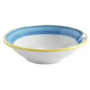 G.E.T. PA1601703724 Corona Calypso Porcelain 10 oz. Grapefruit Bowl - 2 Doz