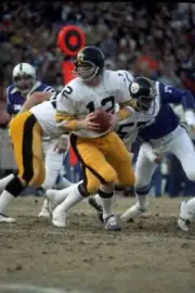 Quarterback Terry Bradshaw Of The Pittsburgh Steelers Nfl 1976 OLD PHOTO