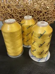 3 Simthread 100% Polyester Embroidery Thread 5500y Color No. 205