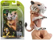 WowWee Fingerlings Untamed Tiger - Sabretooth Bonesaw - Interactive Toy Pet