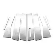 8pc Stainless Pillar Post Covers w/Keypad Cutout for 2016-2023 Lincoln Nautilus (for: Lincoln)