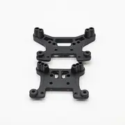 Plastic Front and Rear Shocks Tower Shock Absorber Mount Bracket Replacement RC Parts for WLtoys 124008 124010 1/12 4WD RC Car