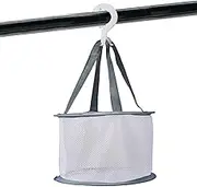 Mesh Shower Dry Basket - Foldable Cosmetic Brush Drying Rack Net - Windproof Flat Mesh Rack Basket to Dry Makeup Sponge, Powder Puff, Brush