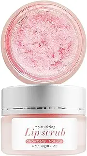 2 Pcs Moisturizing Lip Scrub,Gentle Lip Scrub for Dark Lips - Lip Moisturizer for Chapped Dry and Cracked Lips, Lips Treats Care Pluvo