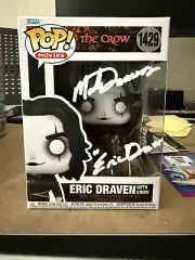 Funko Pop! Vinyl: The Crow - Eric Draven with Crow #1429 Signed By Mark Dacascos