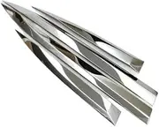 Car Styling Detector Stainless Steel Chrome Side Door Body Cover Trim Sticks Strips Molding Compatible for Peugeot 3008 3008 GT 2016-2021(3008)