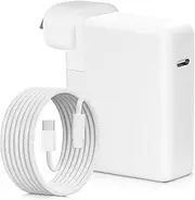 [IXTRA] 140W USB C Charger for Mac Book Pro 16 14 inch, MacBook Air 15 13inch 2024 2023 2022 2021, M1/M2/M3/M4 Pro/Pro Max, All USB-C 96W 87W 61W Laptop, USB C Device 2m USB C to C PD 3.1 Braided Cable