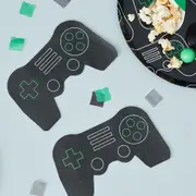 Game Controller Shaped Paper Napkins 16pk