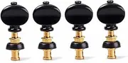 HONITANO 4pcs String Tuning Pegs for Ukulele Key Tuner Button Plastic Tuning Machines Steel Central Peg