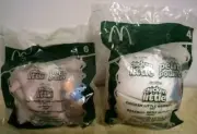 McDonalds Chicken Little 2005 Happy Meal Toy #6 Runt Of Litter & #4 Baseball NEW