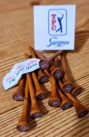 TPC Sawgrass Tees Wooden Tees 2-3/4" 12 Total Tee SHIPS FREE w/Buy It Now! (NEW)