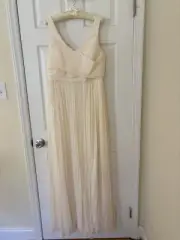 Silk J. Crew Heidi Wedding Gown in Ivory Size 12 New With Tags