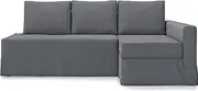 [TLYESD] Easy Fit Friheten Couch Cover Replacement for IKEA Friheten Sofa Cover, Friheten Cover, Friheten Sleeper Sofa Cover, Friheten Slipcover Only(Slate Grey Right Chaise)