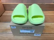 Yeezy Slide Neon Glow Green - Size 2.5 100% Authentic PRE OWNER