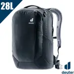 【DEUTER】多功能電腦背包 28L GIGA 15吋筆電 日常旅行背包 健行登山背包_黑_3812321