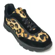 ASOS DESIGN Dexie chunky Trainer sneakers in leopard and black EUR 38 NEW