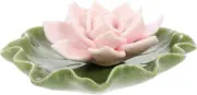 HOMOCONO Lotus Leaf Lotus Insencese Coil Incense Bowl Incense Sticks Holders ...