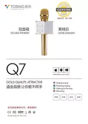 TUXUN Q7(Genuine Tosing Q7) Wireless Karaoke Microphone Bluetooth Speaker KTV