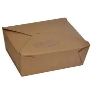 Lunch / Noodle Box Brown PLA / EXTRA LARGE (2400ml) 200 pcs