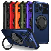 360° Magnetic Stand Cover Ring Holder Case For iPhone 16 15 14 13 12 11 Pro Max
