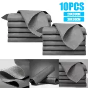 10Pcs Cleaning Cloth Reusable Microfiber Cleaning Pad High Water GrSvY