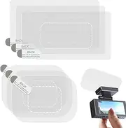Dashcam Windshield Sticker,Dashcam Windshield Mount Sticker,Electrostatic Stickers for Dash Cam,6 Pack Screen Sticker Films,Transparent Windshield Film,Electrostatic Stickers for Dash Cam Clear Wind